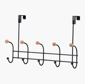 Porte-serviettes en métal élégant au design minimaliste, parfait pour ranger les serviettes, les peignoirs et les vêtements. - Product Image 1