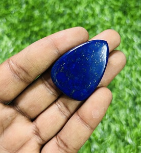 Collar de cabujón de lapislázuli azul de grado AAA de alta calidad, joyería de cristal curativo Natural personalizada, precio al por mayor certificado - Product Image 6