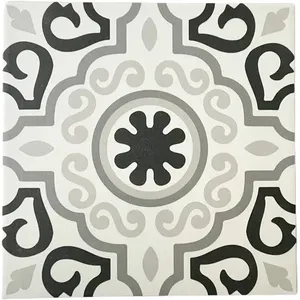 12x12 Marsella encáustica patrón decorativo cerámica piso pared azulejo caja de 10 accesorios de azulejo - Product Image 1