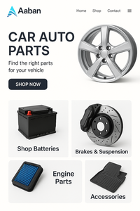 Pièces détachées automobiles Services de conception de sites Web Experts Web professionnels offrant des solutions de commerce électronique en ligne fiables et abordables - Product Image 2