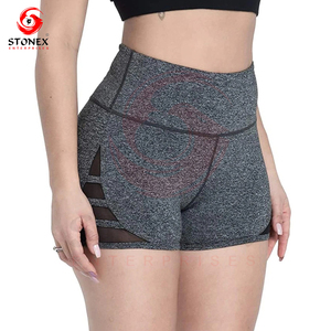 Taille haute femmes sport Fitness Shorts Yoga Sport Shorts femmes Fitness extensible séchage rapide - Product Image 2