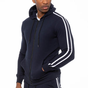 100% Cotton and Polyester Tracksuits Customized Heavyweight <b>Zip</b>-<b>Up</b> Tracksuit Set for Men's Casual Tracksuits and Joggers Set - Product Image 3