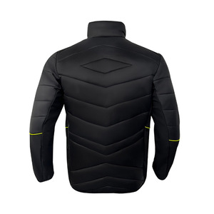 Veste matelassée noire de haute qualité personnalisée North, garde au chaud, veste matelassée North pour hommes, vestes matelassées d'hiver - Product Image 2
