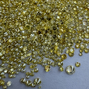 Diamantes Sueltos Naturales de Corte Brillante en Amarillo Limón Claro de 1 mm, 2 mm y 3 mm, Certificados por IGI, para Fabricación de Joyas y Anillos - Product Image 5