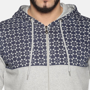 Sweat à capuche zippé pour homme, personnalisable en gros, 100% coton, avec poches, fabriqué au Pakistan - Product Image 5