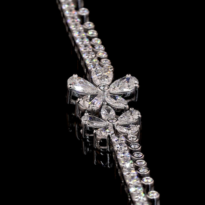 13.50GM 14K Oro blanco Certificado Diamante suelto en PerA redonda y Marquiese Lab Pieza de joyería de lujo de alta calidad - Product Image 3