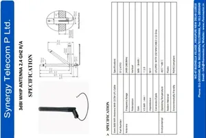 เสาอากาศช่องเสียบ PCB 5G สำหรับ GSM GPRS พร้อมขั้วต่อ UFL IPX ผลิตภัณฑ์สายสื่อสาร - Product Image 3