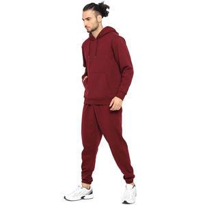 Sudaderas con capucha y pantalones de chándal Traje de 2 piezas Jogging Ropa deportiva de invierno Hombres Chándal Conjunto personalizado - Product Image 3