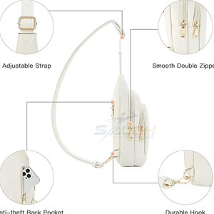 Trọng lượng nhẹ vai <span class=keywords><strong>Sling</strong></span> Ba lô cho các hoạt động ngoài trời và thành phố đi lại phong cách nhỏ gọn <span class=keywords><strong>Sling</strong></span> túi với nhiều túi - Product Image 4