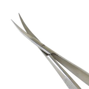 Tijeras de Precisión Portátiles de Acero Inoxidable de 4.7 Pulgadas, Tijeras de Resorte Micro para Cejas y Pestañas, Herramienta de Belleza para Dar Forma y Recortar, Punta de Cuchilla Afilada - Product Image 4