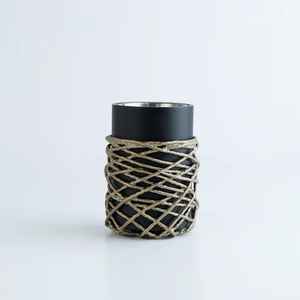 Brûleur à Bakhoor en bois et métal, Mabkhara islamique moderne, fait main, décoration du Ramadan - Product Image 1