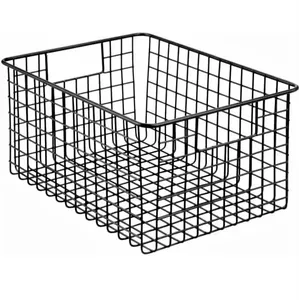Home Office Decorative <b>Metal</b> Wire Rectangle <b>Storage</b> <b>Basket</b> - Product Image 5