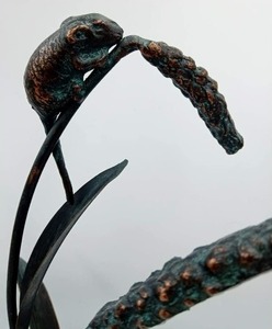 Artisanat en métal personnalisé fait à la main pour la décoration intérieure du bureau à domicile Plantes en fonte Figure Objet de sculpture personnalisé Meilleurs prix - Product Image 1