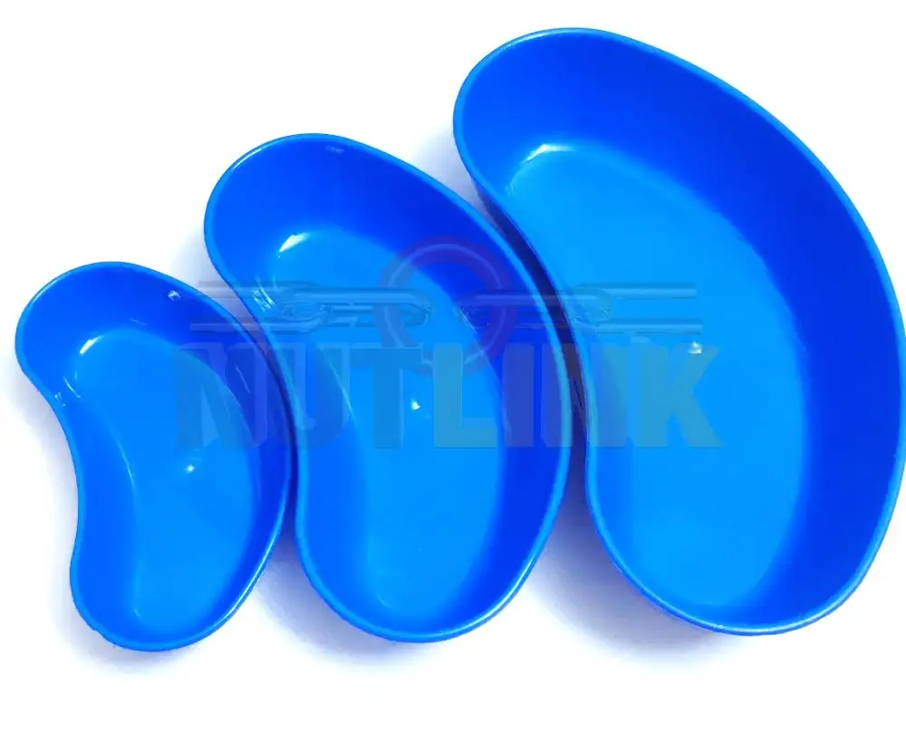 Medical Surgery Disposable Plastic Kidney Tray, Kidney Shaped Basin, Surgical Trays Non Sterile Single Use