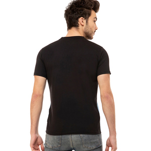 Camiseta de manga corta para hombre, cuello redondo, multicolor, hecho en algodón y poliéster con diseño personalizado y marca, gran oferta - Product Image 2