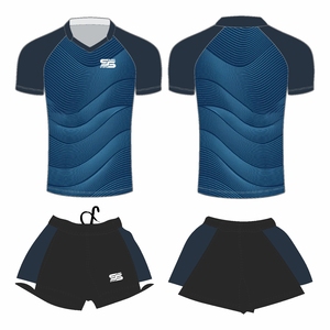 เสื้อรักบี้ชุดยูนิฟอร์มและกางเกงขาสั้นของลีกเสื้อรักบี้สั่งทำ - Product Image 5