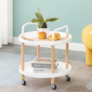 Elegant Black Finish Metal Storage Trolley <b>with</b> <b>Wheels</b> Ideal for Living Room or Office Space Decoration - Product Image 1