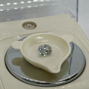 เพทายเจียระไนเป็นรูปไข่คริสตัลธรรมชาติ5.59cts ไม่มีสี10.9x8.7x6.2มม. สำหรับการทำเครื่องประดับ - Product Image 4