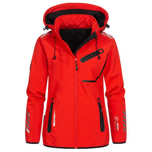 Chaqueta Softshell con Capucha Ajustable, Transpirable y Elegante, con Cierre, para Mujer, Impermeable, Ideal para Viajes - Product Image 2