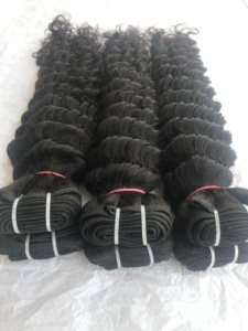 Paquetes de cabello peruano Virgen sin procesar, cabello Remy de grado Templo de onda profunda cabello virgen peruano, cabello humano peruano al por mayor - Product Image 3