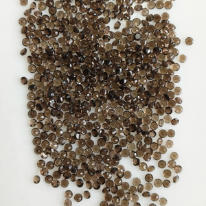 ควอตซ์สโมคกี้ธรรมชาติ 2.25 มม. ทรงกลมเจียระไนแบบบริลเลียนท์ คุณภาพดีที่สุด พลอยเม็ดเดี่ยวสำหรับทำเครื่องประดับ - Product Image 4