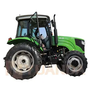Cina 20HP traktor pertanian besar 120 HP 4WD roda pertanian mesin YTO 4*4 traktor pertanian