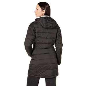 Nouvelle conception 2026 – Blouson d'hiver long matelassé noir pour femme, en tissu respirant, col montant, chaud, idéal pour l'extérieur - Product Image 2
