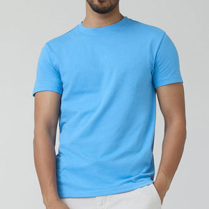 Premium Quality Stylish <b>Men's</b> <b>T</b>-<b>Shirt</b> with Customized Logo Silk Screen Printed 100% Cotton Solid Design - Product Image 1