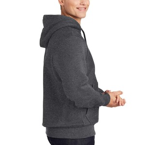Sweat à capuche classique en polaire d'hiver, 100% coton, matière épaisse, impression de logo personnalisée, streetwear décontracté, mode - Product Image 5