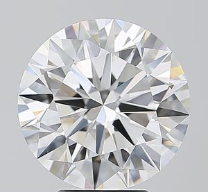 Precioso 4,50 quilates CVD Lab Grown Round Diamond Cut E Color VVS2 Claridad para Halo Ring IGI Certificate - Product Image 1