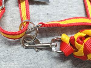 สายคล้องคอม้าไนลอนสีแดง/เหลือง2เมตรปรับแต่งโลโก้ได้ - Product Image 5