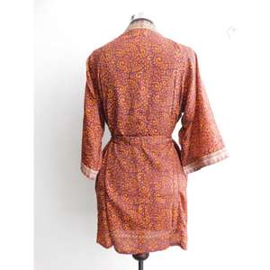 Kimono de verano para mujer, cantidad a granel, mayorista de fábrica, tela de seda, Kimono, bata, ropa de dormir - Product Image 3