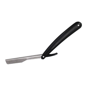 Rasoirs avec logo personnalisé en gros Rasoir droit en plastique Lame de rasage Couteau de rasage Lame simple Double EdgeStraight Razo - Product Image 5