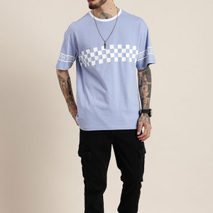 High Street Precio bajo Traje de moda Camiseta para hombres Servicio de OEM/ODM Nuevo diseño Ropa casual Camiseta para hombres - Product Image 3