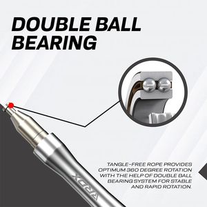Corde à sauter à vitesse réglable de haute qualité avec poignées en aluminium antidérapantes pour les entraînements de fitness et d'entraînement - Product Image 5