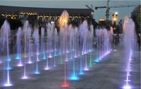 Fontaine à eau fontaine à sec Grand rez-de-chaussée Inox Design Wave Musical Color 3d feature Water Show