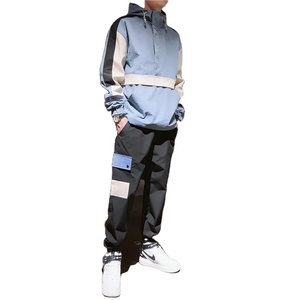 JAYCAN SPORTS Fabricant de jogging personnalisé 2 pièces printemps blanc sport hommes survêtements ensemble hommes sweats à capuche survêtements - Product Image 3