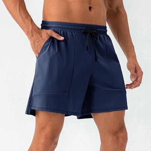 Shorts de sport décontractés d'été pour hommes nouveauté respirant Nylon séchage rapide Yoga Fitness Shorts de course poche motif solide - Product Image 2