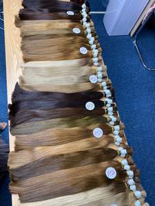 Extensiones de Cabello Virgen Remy Vietnamita al por Mayor, Cabello Humano Liso 100% Natural con Todos los Colores - Product Image 5