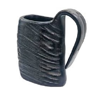 Tasse à boire en corne de qualité standard Tasse en corne de Viking de buffle antique Tasse en corne de boisson froide faite à la main du fournisseur indien - Product Image 4