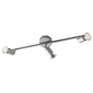 Spotlight LED regolabile in alluminio a soffitto con montaggio Gu10x3 - Product Image 1