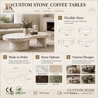 Table basse en marbre Calacatta Viola sur socle bas personnalisable, tables en marbre noir Marmor Cube