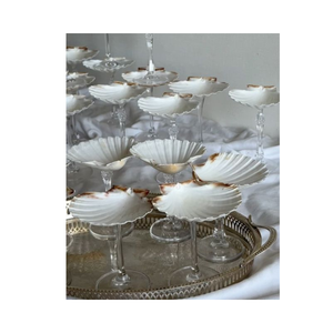 Coupe en coquille de conque artisanale, plat en coquille marine naturelle pour servir les aliments et la décoration - Product Image 6