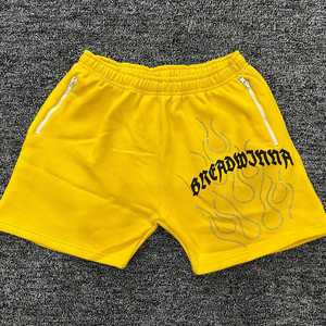 El mejor conjunto de pantalones cortos con capucha de verano para hombre, conjunto de pantalones cortos con capucha Vintage de manga larga con logotipo personalizado de alta calidad, conjunto de 2 uds transpirables para hombre - Product Image 4