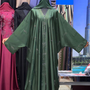 2025 Dubai lujo Abaya hermosa ropa islámica tradicional negra para mujeres Arabia Saudita Abaya Dubai Abaya ropa musulmana - Product Image 1