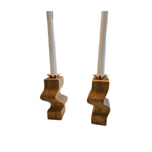 Candelero de madera marrón de la más alta calidad, candelabro de diseño de lujo, decoración de mesa de Hotel, portavelas de madera para uso en fiesta de boda - Product Image 3