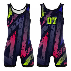 Singlets de lutte respirants sur mesure Singlets de lutte en matériau durable à bas prix Singlets pour hommes - Product Image 6