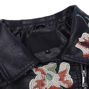 Chaqueta de Cuero de Cordero Genuino para Mujer, Estilo Motero Clásico Vintage con Forro Extraíble, Chaquetas de Invierno en Oferta - Product Image 5