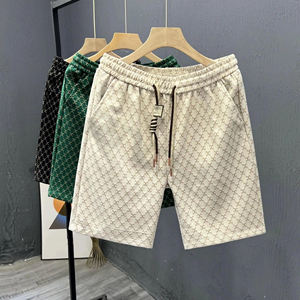 Pantalones cortos de verano para hombre, pantalones cortos de algodón atléticos activos, pantalones cortos de entrenamiento de secado rápido, pantalones cortos de algodón sólidos para hombre - Product Image 6