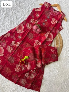 Bel ensemble tendance de cordons légers avec imprimé floral, parfait pour toutes les filles de collage et de bureau - Product Image 2